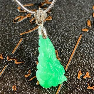 福袋 ネックレス 白菜 ミャンマー産 本翡翠 ヒスイ 高級緑色 誕生日