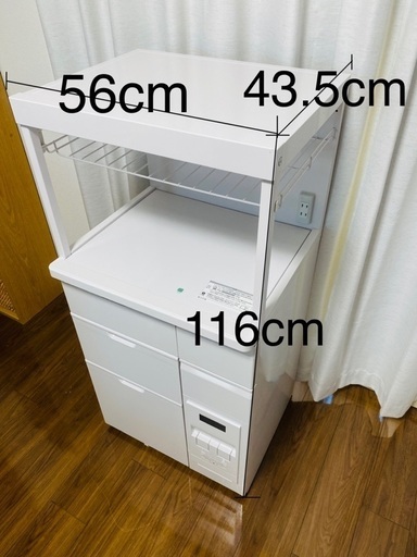 美品 Amazon残りわずか使用感ほぼ無しキッチン収納棚米びつ付き Kkmm 出町柳の収納家具 食器棚 キッチン収納 の中古あげます 譲ります ジモティーで不用品の処分