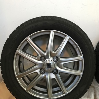 19年製ヨコハマ　アイスガード　iG50プラス　155/65R14 スタッドレスタイヤアルミホイールセット(ほぼ新品)
