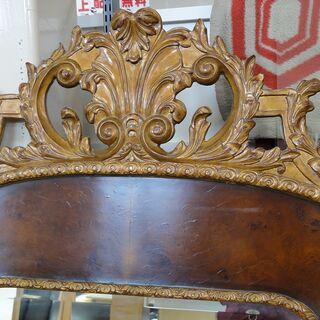 アンティーク調 大型ミラー【ユーズドユーズ名古屋天白店】 J396