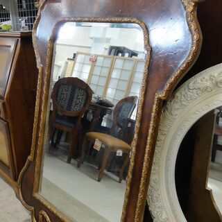 アンティーク調 大型ミラー【ユーズドユーズ名古屋天白店】 J396