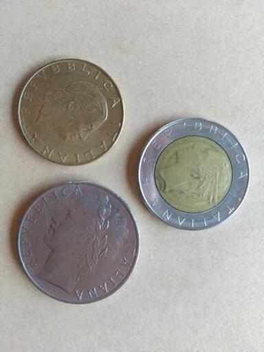 イタリアリラ硬貨３枚 わんこ 栃原のその他の中古あげます 譲ります ジモティーで不用品の処分