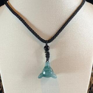 福袋 ネックレス かわいい 羊 本翡翠 氷ヒスイ 青色 透明感 誕生日プレゼント 鑑別書