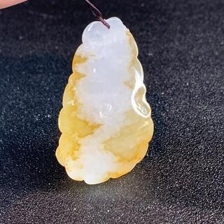 福袋 ネックレス 天然石 ヒスイ 翡翠 運勢UP 置物 蟹灵芝 誕生日