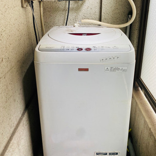 【ネット決済・配送可】Sharp 洗濯機　5.5kg 堺駅