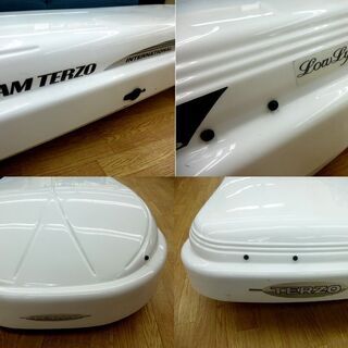 現状品 カギ無 ルーフボックス ホワイト TERZO TEAM TERZO INTERNATIONAL Low Lider Flex ローライダーフレックス ☆ PayPay(ペイペイ)決済可能 ☆ 札幌市 清田区 平岡