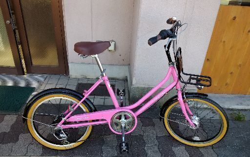ConabalD'or 20吋コンパクト自転車 外装6段/LEDオート/ピンク