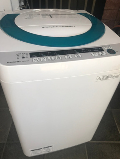 値下げ！2015年　シャープ　7キロ　洗濯機　風乾燥