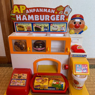 【ネット決済・配送可】アンパンマンおしゃべり ハンバーガー屋さん