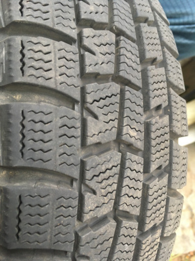 DUNLOPスタットレスタイヤ4本セット全てホイール付き155/65R13