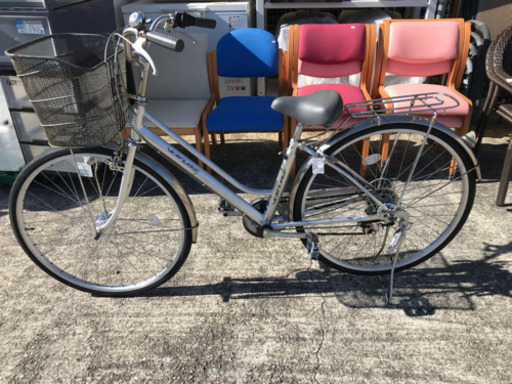外装6段変速付 自転車 オートライト 27インチ 中古