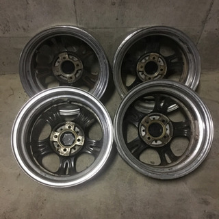 アルミホイール 14インチ 5J / PCD100 4H / オフセット45 / 中古