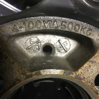 アルミホイール 14インチ 5J / PCD100 4H / オフセット45 / 中古