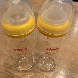 ピジョン　母乳実感ガラス哺乳瓶　2本　決まりました
