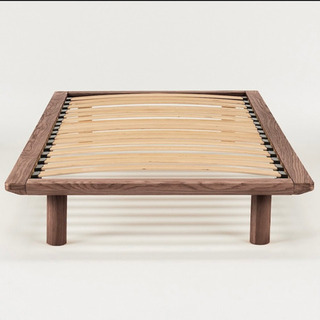 無印シングルベッド ウォルナット