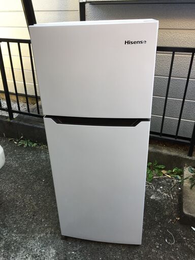 高年式ハイセンス　2ドア冷蔵庫　HR-B12C 2019年製　120L