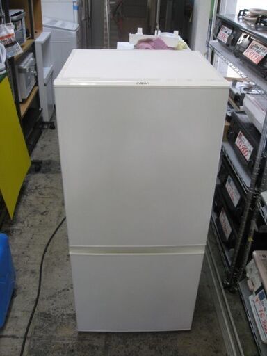 【￥14,000- 税込】札幌発・配送有 AQUA アクア ノンフロン冷凍冷蔵庫 AQR-16H 157L 2019年製 動作良好！