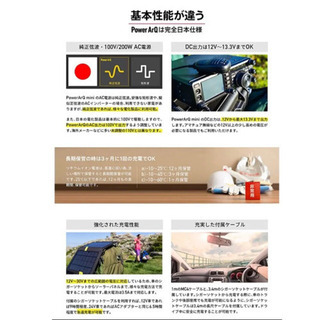 SmartTap ポータブル電源 PowerArQ mini オリーブドラブ