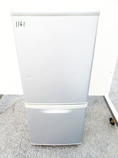 ①1161番 Panasonic✨ノンフロン冷凍冷蔵庫✨NR-B143W-W‼️