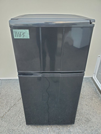 ①1165番 Haier✨冷凍冷蔵庫✨JR-N100A‼️