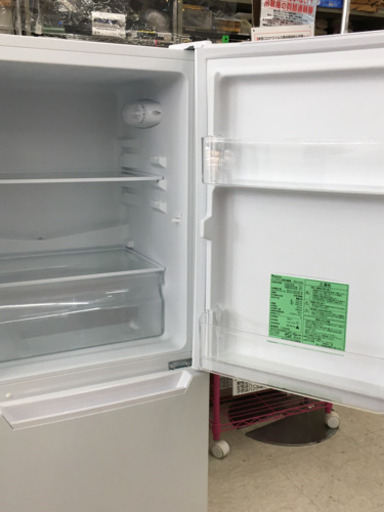 【クリーニング済み】　YAMADAヤマダ　YRZ-C12G2　2ドア冷蔵庫　2019年製