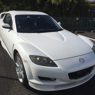 人気のRX8白SE3P-13Bエンジン 6F 自賠責保険も...