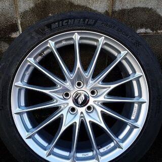 中古品 ボルボV70用 work社 アルミホイール