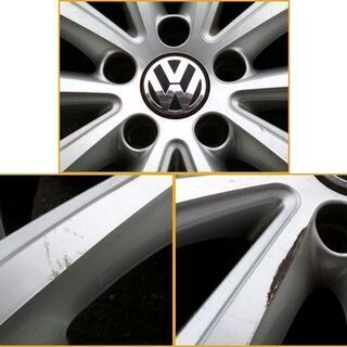 自社配送は札幌市内限定】Volkswagen/フォルクスワーゲン 純正 アルミ 