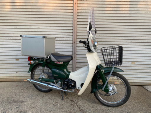 【動画ご確認ください】神奈川県藤沢市 ホンダ スーパーカブ50 Fi AA01 風防,カゴ,リアボックス付き 現車確認,全国配送ご相談ください!