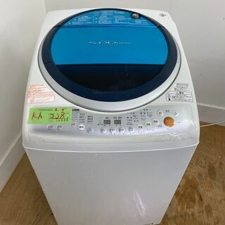 東芝洗濯機　　乾燥機能付き　8kg　東京　神奈川　格安配送　ka227 東芝洗濯機 乾燥機能付き 8kg 東京 神奈川 格安配送 ka227