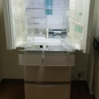日立製冷蔵庫　R-SF52ZM(520L)　両開き　ブラウンシルバー　HITACHI