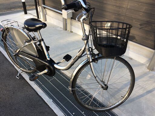 地域限定　パナソニック　ビビ　FX　新基準　子供乗せ　12AH　シルバー　アシスタ　パスウィズ　神戸市　電動自転車 地域限定 パナソニック ビビ FX 新基準 子供乗せ 12AH シルバー