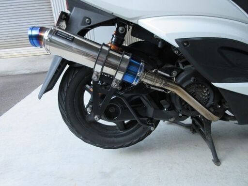 シグナス SE44J BEAMS ビームス製R-EVOチタンマフラー