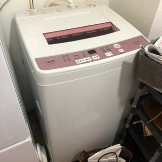 【ネット決済・配送可】2016年製 AQUA 洗濯機 値下げしました！