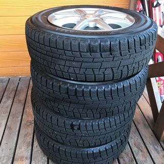 ★９／18お引き渡し決定【美品・早いもの勝ち！】スタットレスタイヤ・ホイール4本セット 管理No3『近隣配達無料』