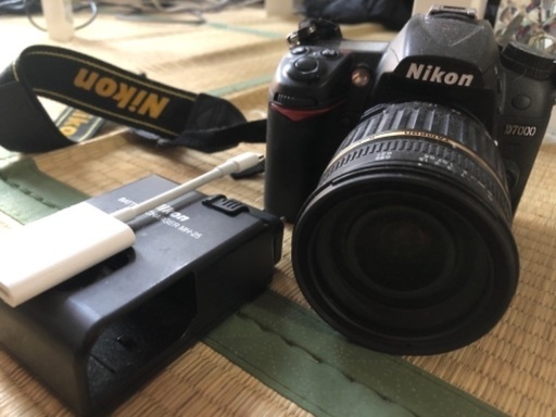 Nikon D7000 iPhoneに写真を移すケーブル付き