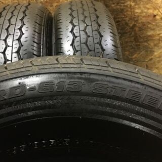 BS RD-613 STEEL 195/80R15 107/105L LT 15インチ 夏タイヤ 4本 2016年製 ハイエース キャラバン等 (VTJ228MS) クレジットカード QR決済可能