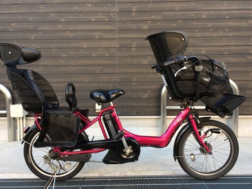 地域限定　ヤマハ　キッスミニ　三人乗り　新基準　20インチ　子供乗せ　8,9AH　ギュットミニ　アンジェリーノ　神戸市　電動自転車