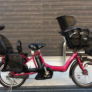 地域限定 ヤマハ キッスミニ 三人乗り 新基準 20インチ 子供乗せ