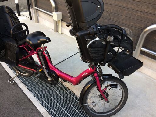 地域限定　ヤマハ　キッスミニ　三人乗り　新基準　20インチ　子供乗せ　8,9AH　ギュットミニ　アンジェリーノ　神戸市　電動自転車