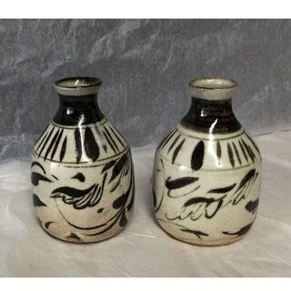 e398 預け徳利 一対 半七作 共箱 好吉兆 晩酌 徳利 一双 白井半七 酒器 酒注ぎ e398 預け徳利 一対 半七作 共箱 好吉兆 晩酌 徳利 一双 白井半