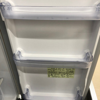 【美品】シャープ 2ドア冷凍冷蔵庫 SJ-H12W-S 118L