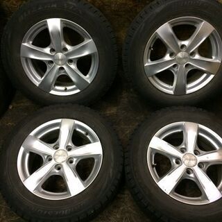 脱着工賃込み！195／65R15 ブリヂストン VRX スタッドレスタイヤ 社外