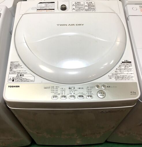 【送料無料・設置無料サービス有り】洗濯機 TOSHIBA AW-4S3 中古