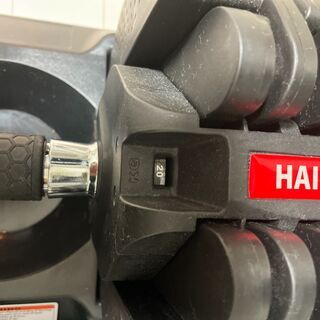 可変式ダンベル片手20kg×2個とベンチのセット