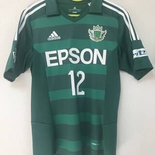 松本山雅FC　2015　ユニフォーム　12番　アディダス　Mサイズ