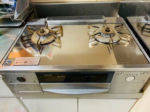 ⭐️値引きしました⭐️最高グレード　ガラストップガスコンロ　炊飯器要らずの炊飯鍋プレゼント！定価¥163,000が…