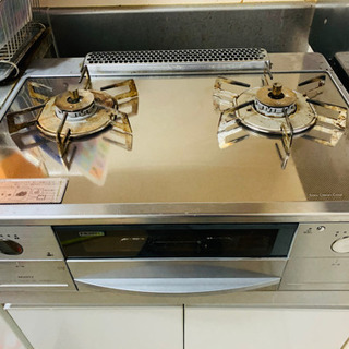 ⭐️値引きしました⭐️最高グレード ガラストップガスコンロ 炊飯器 