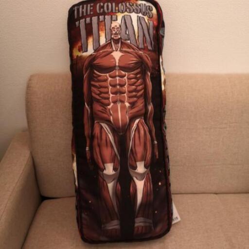 値下げしました 進撃の巨人クッション たま 淀屋橋のファブリック カバー クッション の中古あげます 譲ります ジモティーで不用品の処分