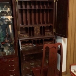 高級家具　棚机　アン王女同様仕様